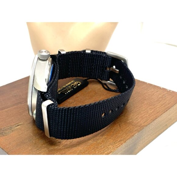 Gevril Men's Watch 48607N Yorkville Swiss Automatic Brown Dial Diver Nylon 43mm - Picture 9 of 14